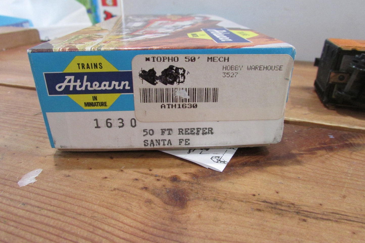 HO Scale Athearn 50' Reefer Car Santa Fe  Lot#3794