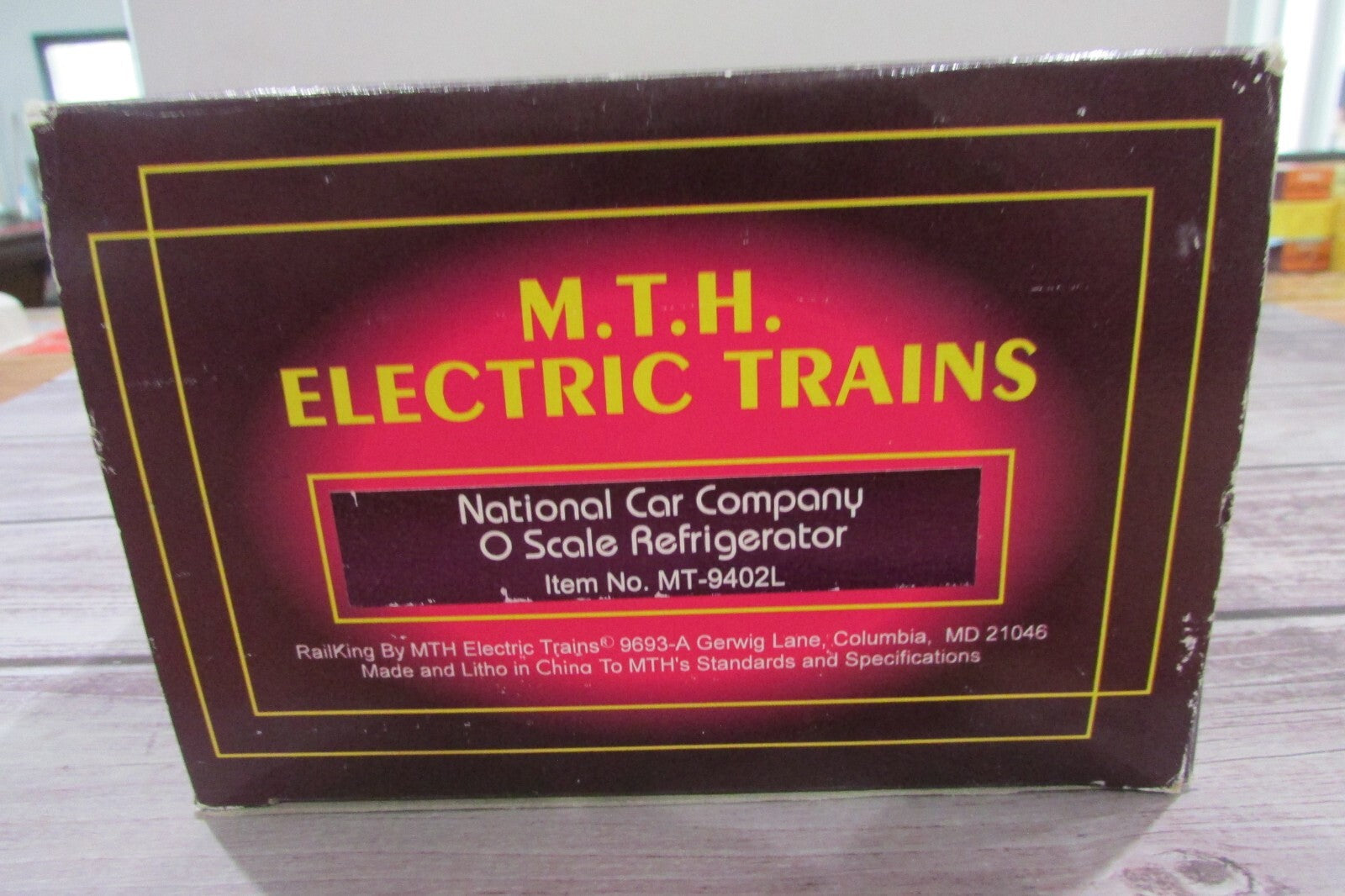 O Scale MTH 9402L National Car Company Refrigerator Car Lot#2995