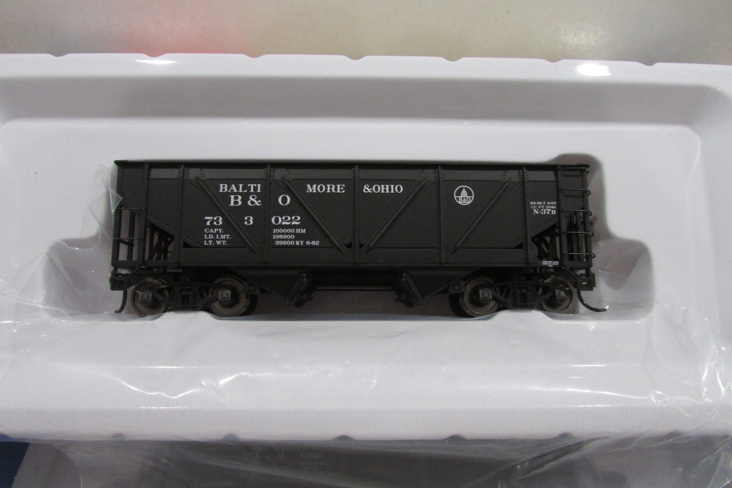 HO Scale Walthers (3) 2Bay Open Hopper Baltimore & Ohio (B&O) Lot#3016