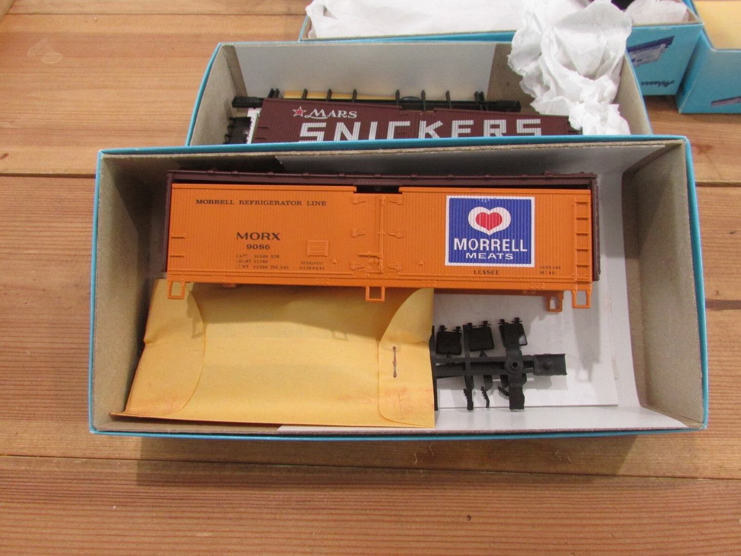 HO Scale Athearn (4) Asssorted Freight Cars Kits Lot#1649