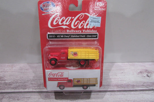 Ho Scale Classic Metal Works 30510 41/46 Chevy Stake Bed Truck Coca Cola