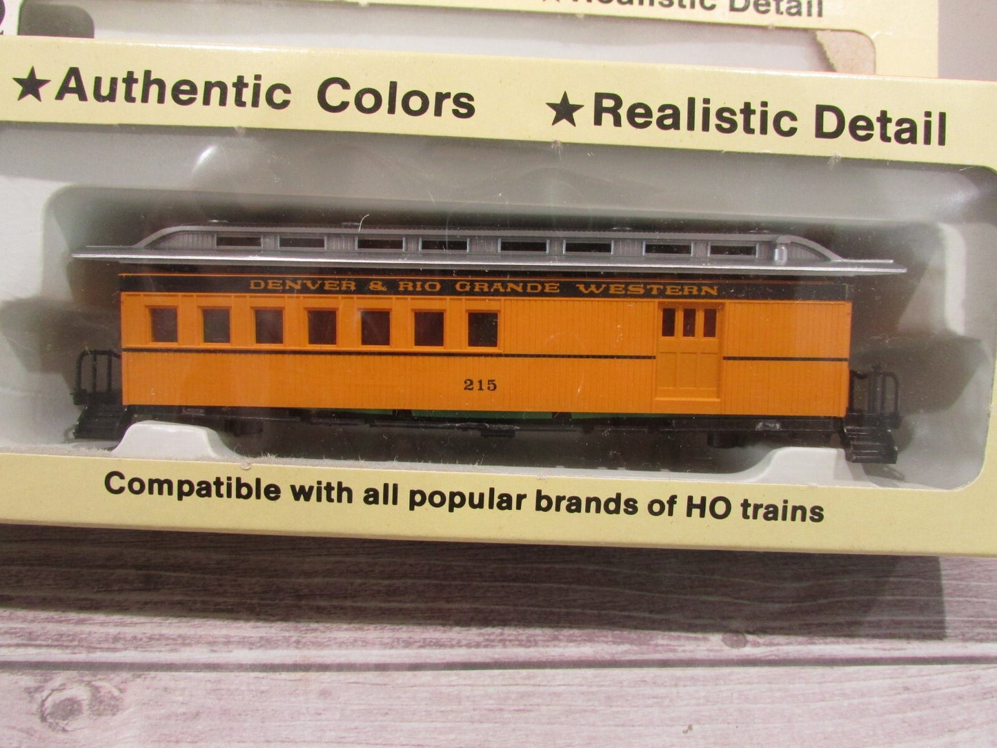 HO Scale Con-Cor (4) Old Timer Rio Grande Passenger Cars Kits Lot#3148
