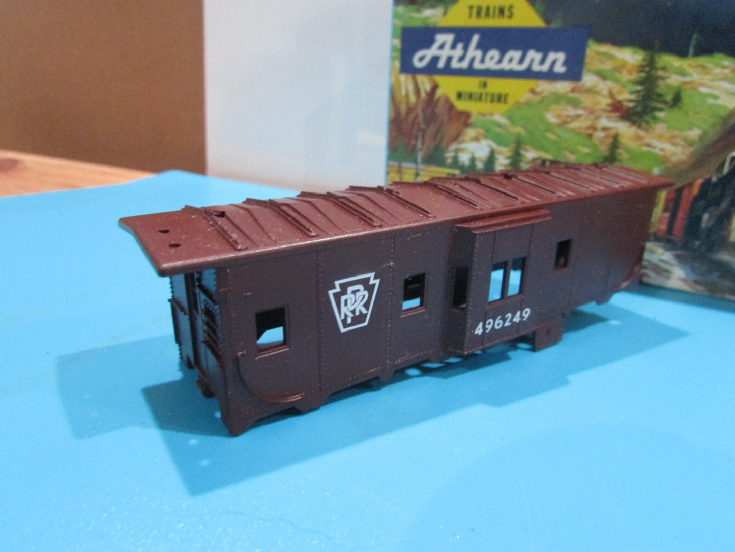 HO Scale Athearn(3)Assorted Freight Cars,Hoppers & Caboose Lot#0942