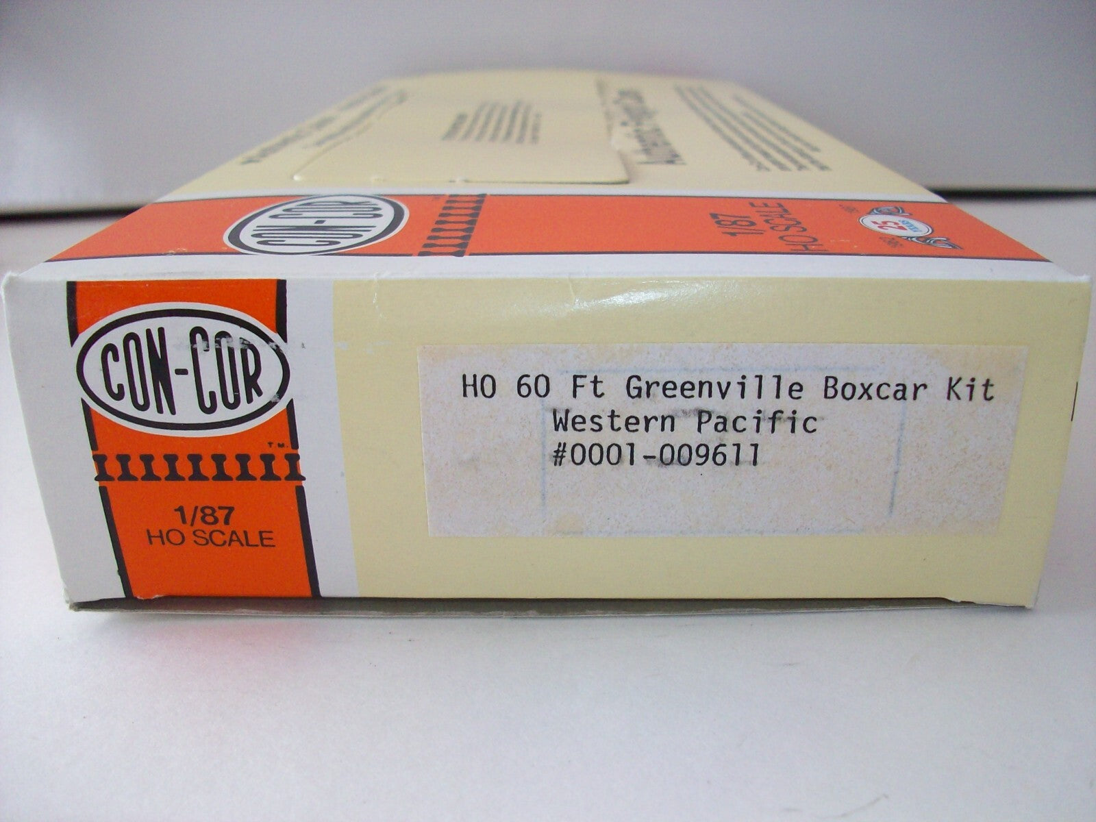 HO Scale  Con-Cor 60' Greenville Boxcat Kit "Western Pacific" Lot#3874