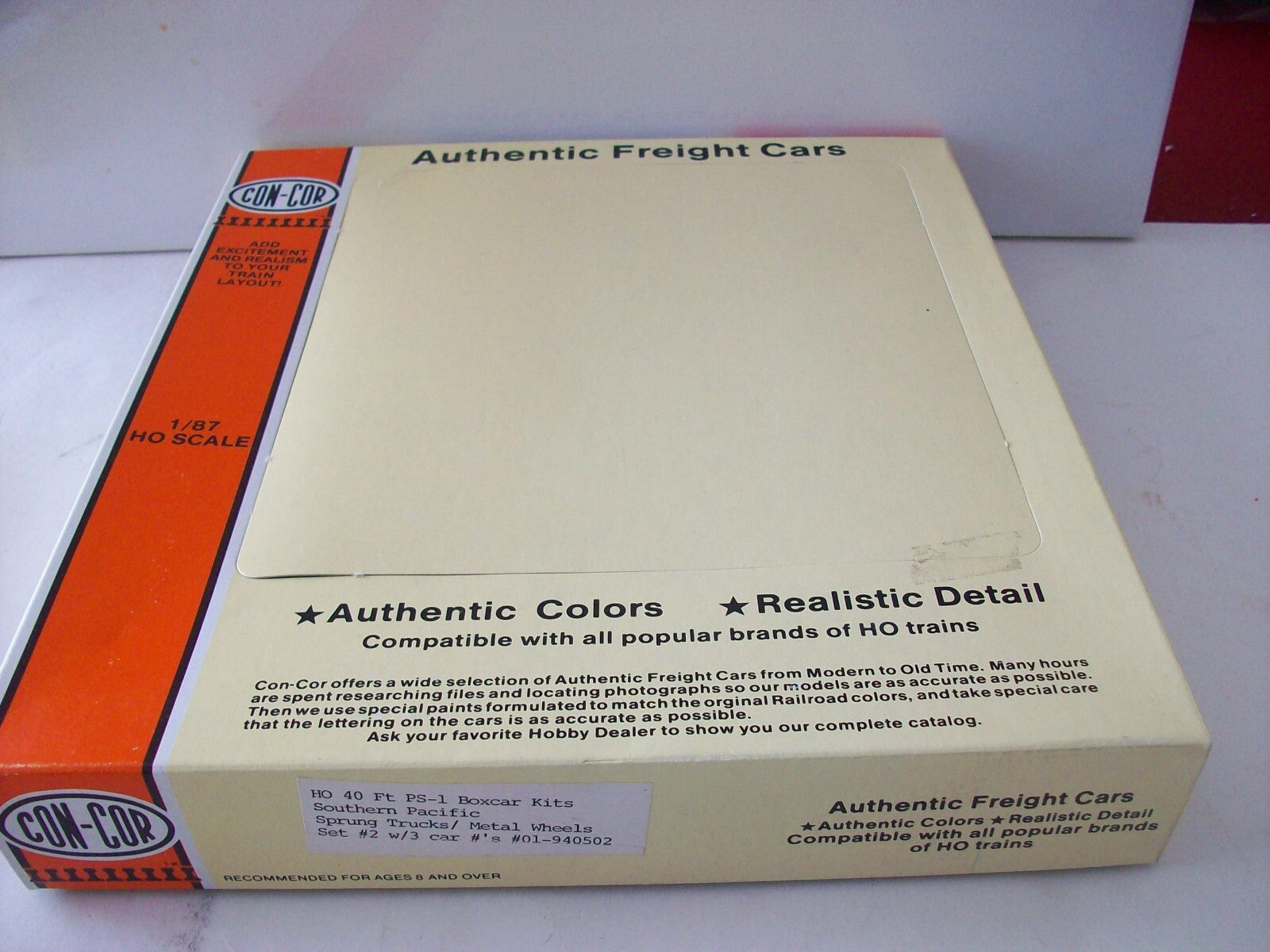 HO Scale  Con-Cor 40ft PS-1 Boxcar Kits Southern Pacific SET#2(3PACK) Lot#0483
