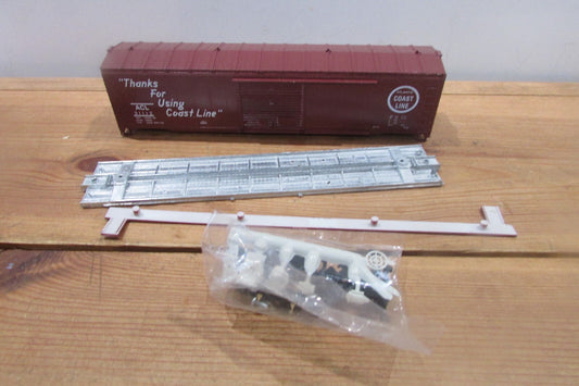 HO Scale Roundhouse 01228 50' Box Car Kit Atlantic Coast Line  RH4310