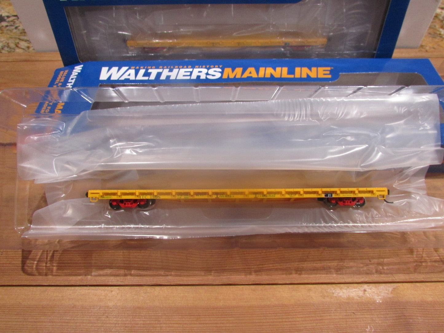 HO Scale Walthers (3) Pullman-Standard 60'  Flatcar Illinois Terminal Lot#3081