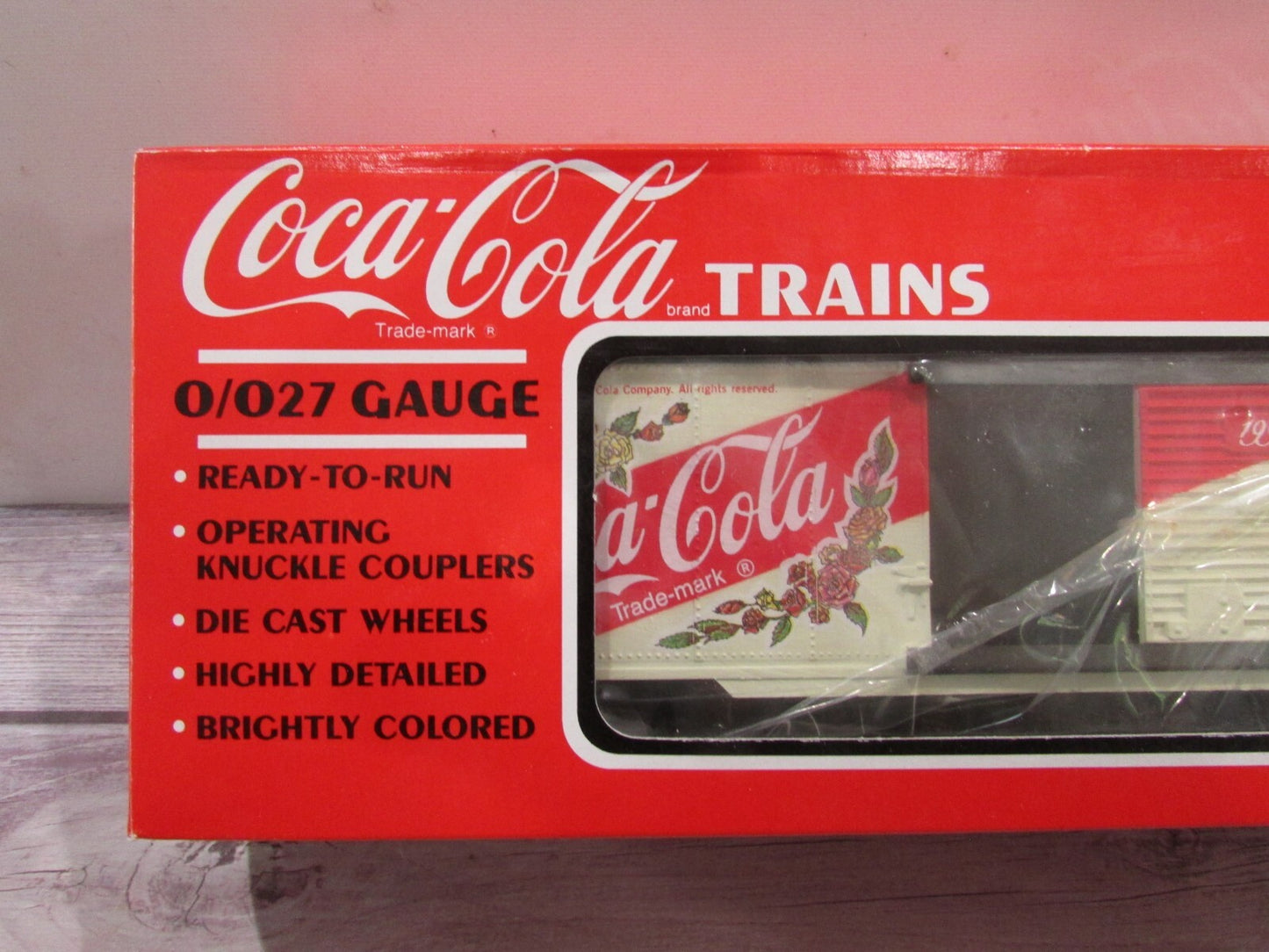 O Gauge K-Line K6471 Coca-Cola For All Seasons 1992 Boxcar Lot#3135