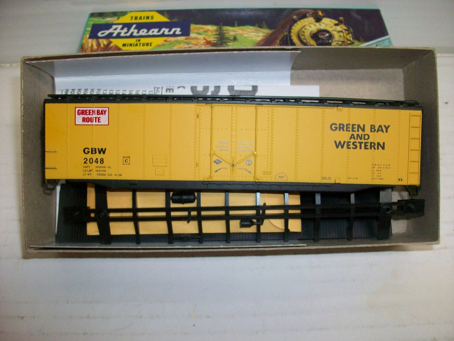 Ho Scale Athearn 1361 BG&W 50' Boxcar Kit NIB Car#2048 