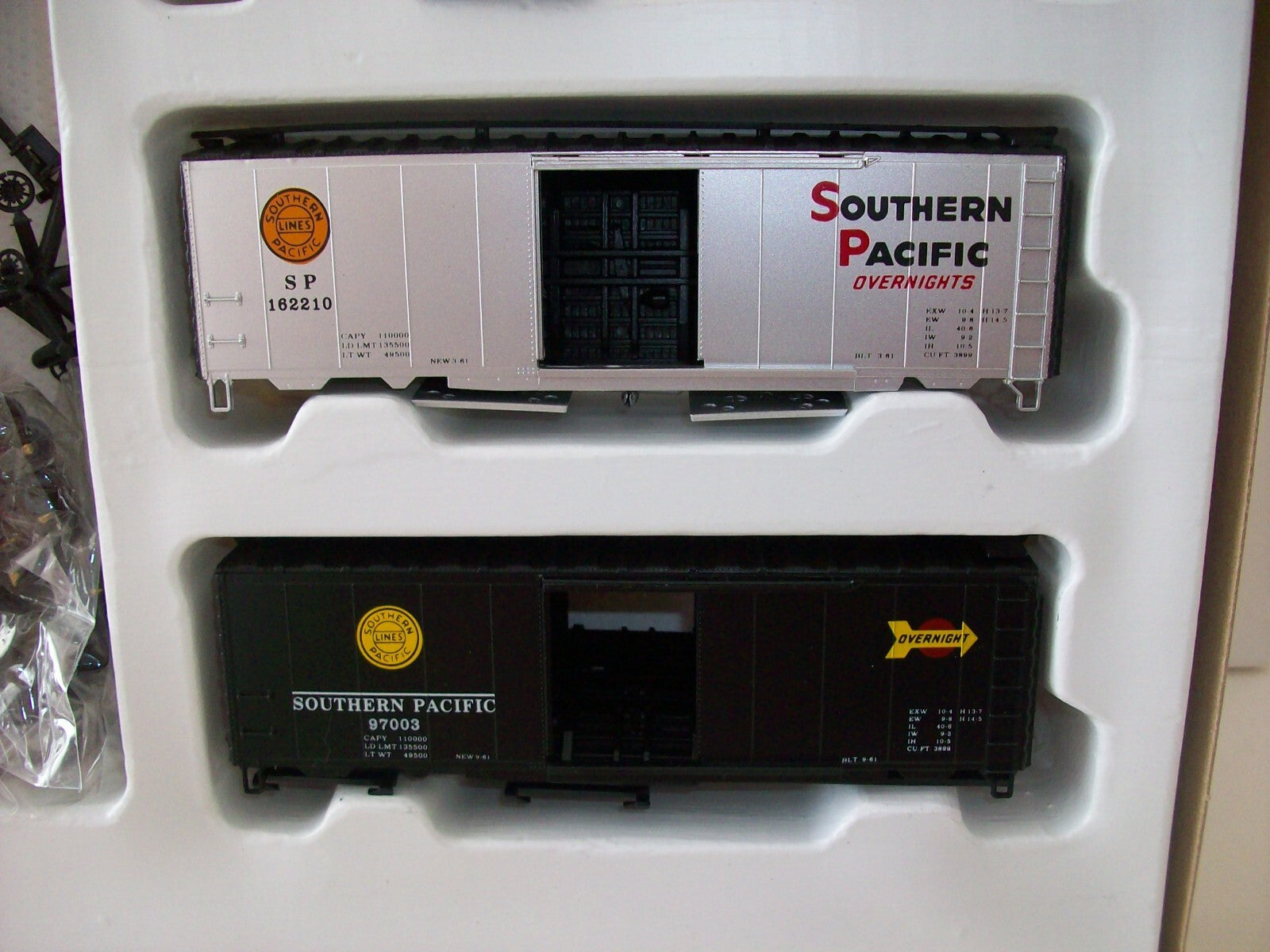 HO Scale  Con-Cor 40ft PS-1 Boxcar Kits Southern Pacific SET#2(3PACK) Lot#0483