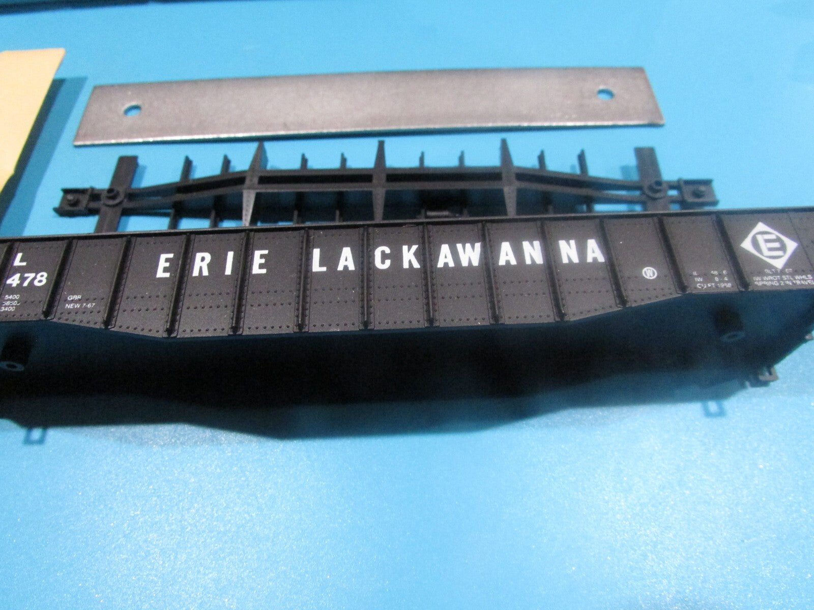 HO Scale Athearn 1645 (3) Gondolas Cars Erie Lackawanna Lot#1537