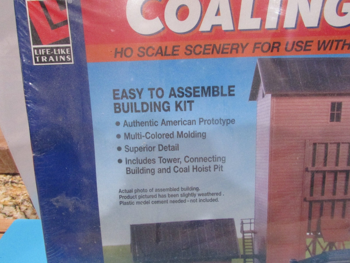 Ho Scale Life-Like 1377 Coaling Tower Kit LOT#1283