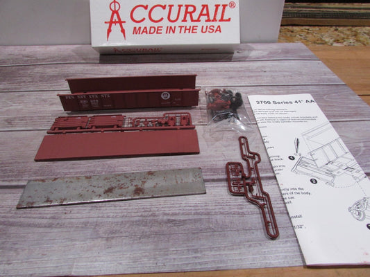 HO Scale Accurail 3707 AAR 41' Steel Gondola Pennsylvania #390258
