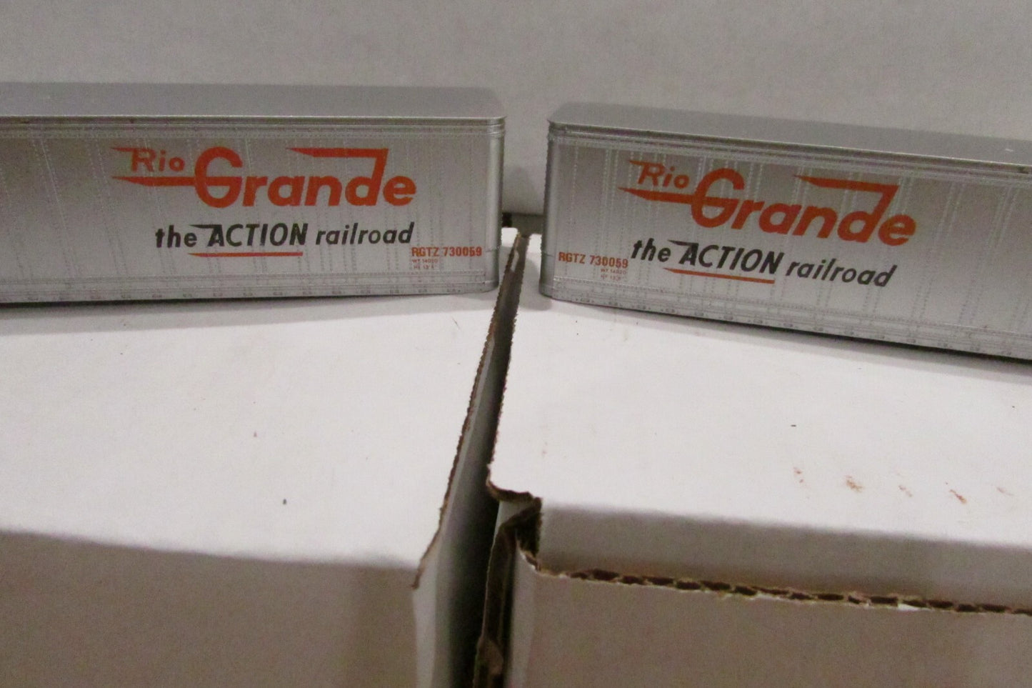HO Scale (2) Rio Grande Trailer Kit "The Action Railroad" Lot#3933