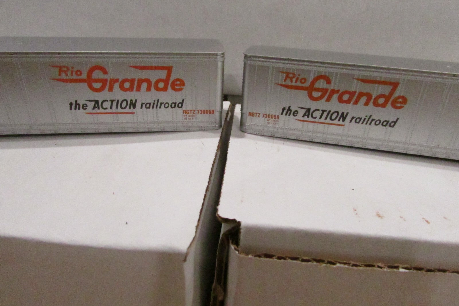 HO Scale (2) Rio Grande Trailer Kit "The Action Railroad" Lot#3933