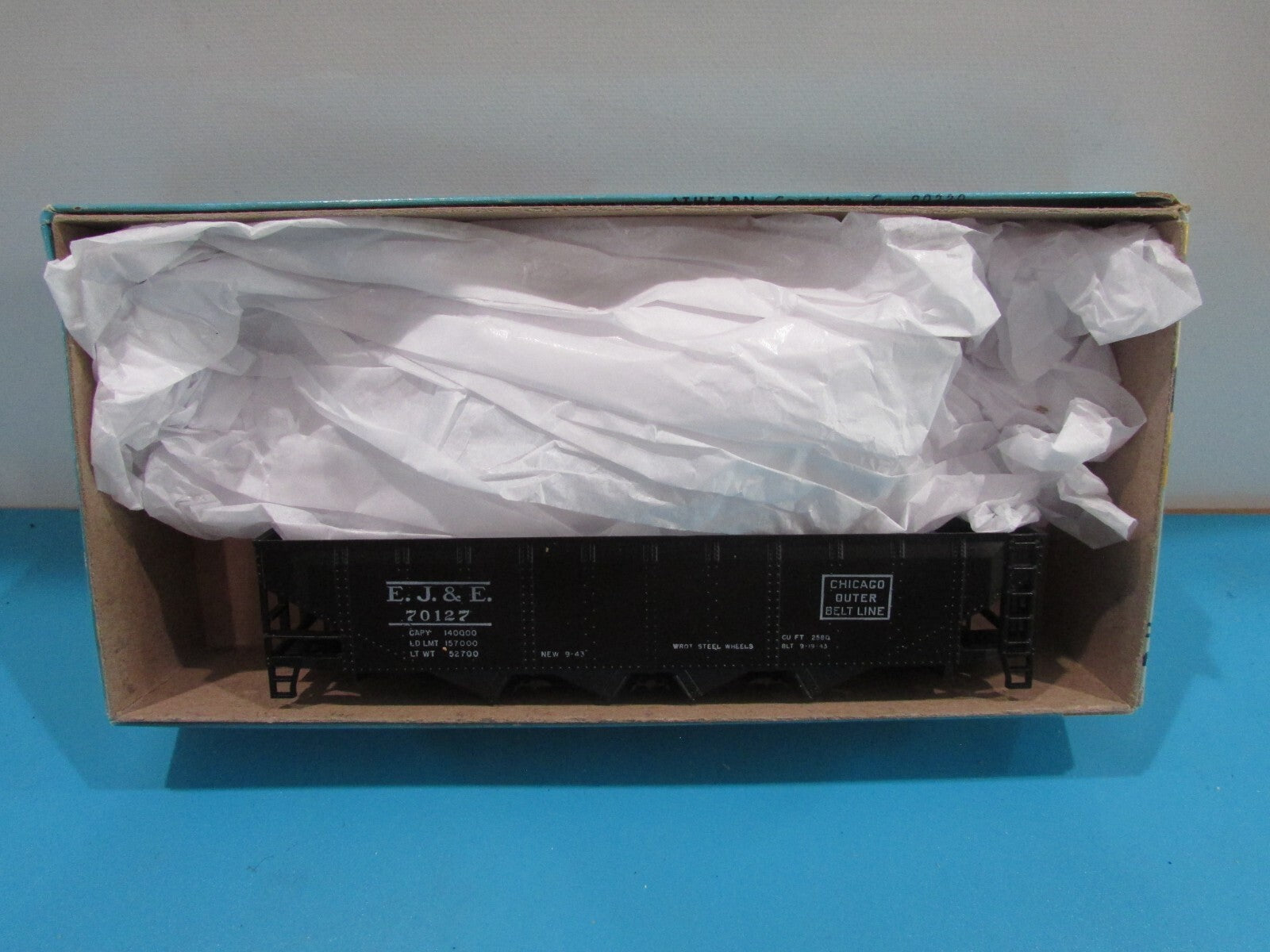 HO Scale Athearn 1751 EJ & E Hopper Car Kit #70127
