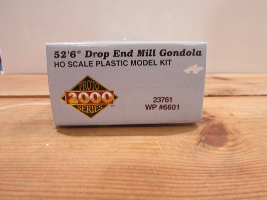 Ho Scale Proto 2000 #23761 52'6" Drop End Mill Gondola Kit "WP" Lot#1125