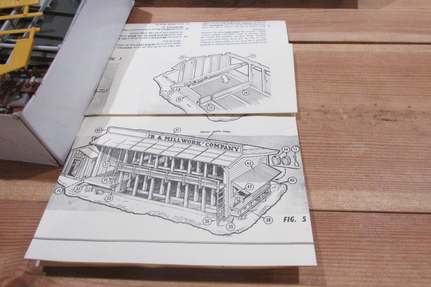 Ho Scale Atlas Kit#750 Lumber Yard & Office Building Kit LOT#0050