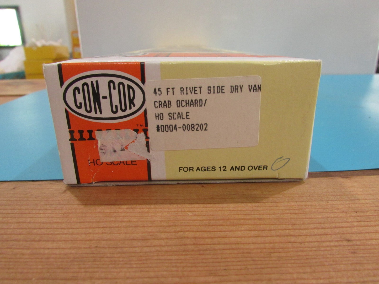 HO Scale Con-Cor 04-008202 45ft Rivet Side Trailers "Crab Ochard "Lot#1295
