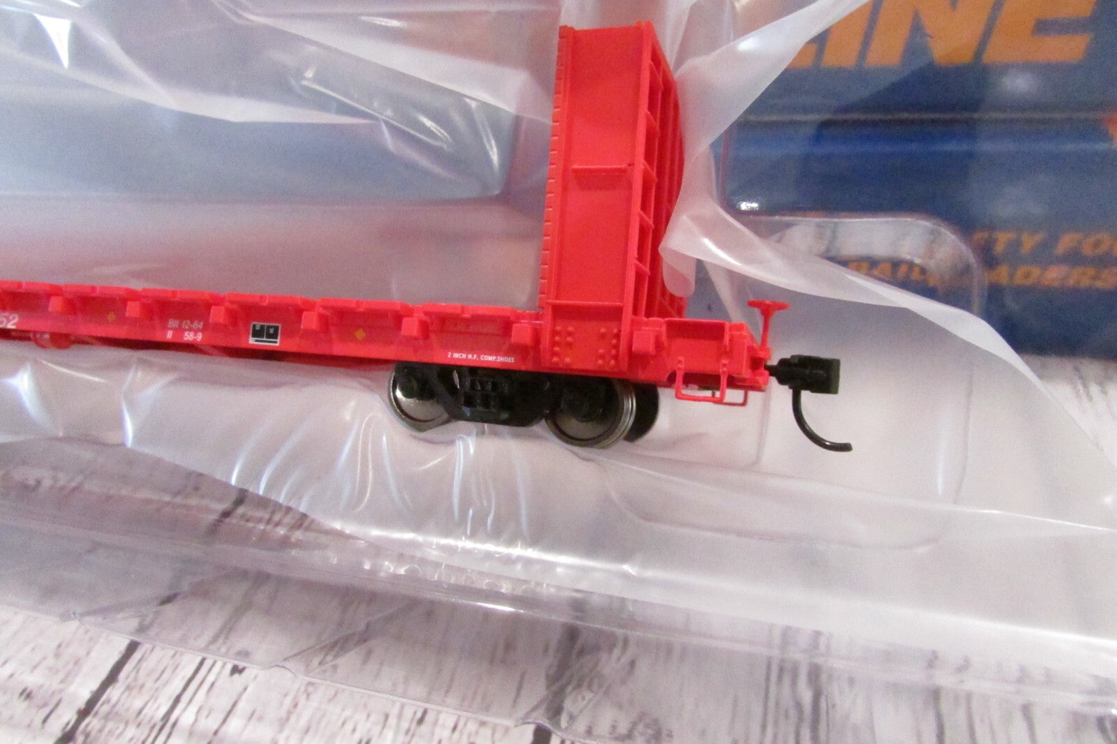 HO Scale Walthers (4) P-Standard 60' Bulkhead Flatcar Canadian Pacific Lot#3336