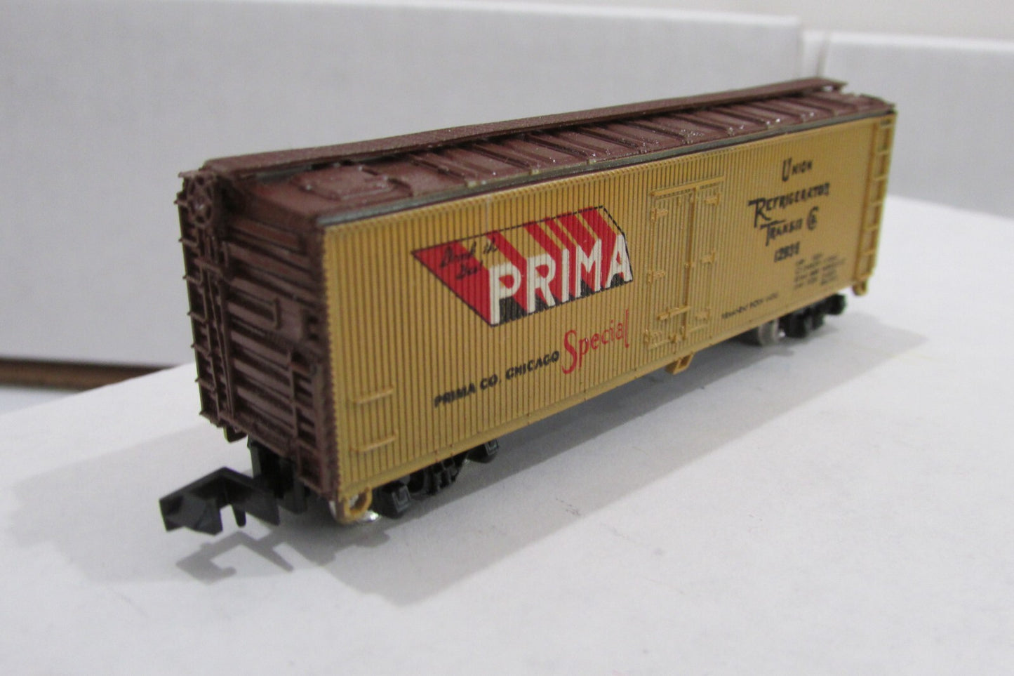 N Scale Con-Cor  1351-Q Prime Beer 40' Oldie WD Reefer Car