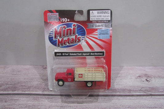 Ho Scale Classic Metal Works 30458 60' Ford Stake Bed Truck Rand Machinery
