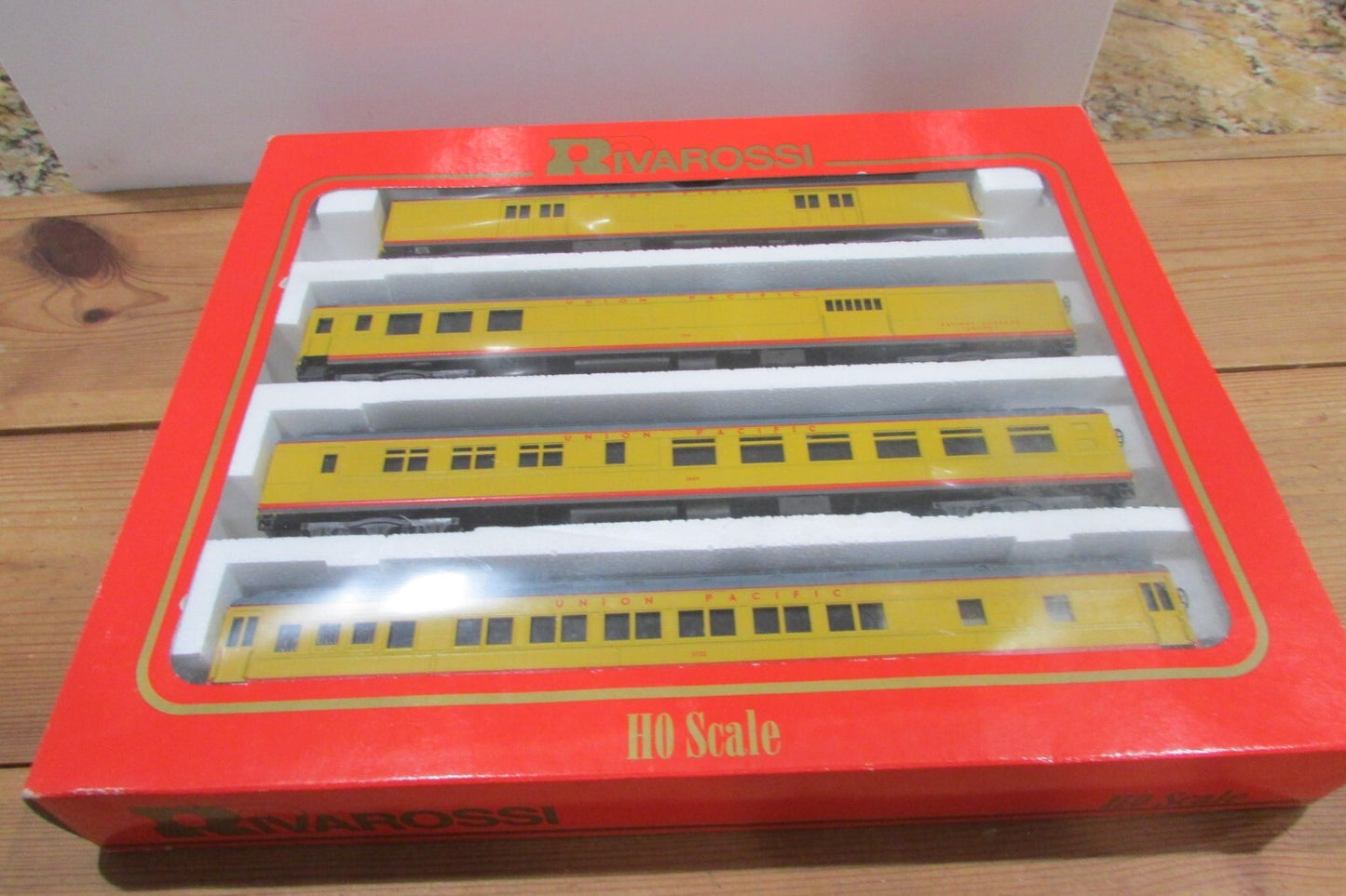 HO Scale Rivarossi 6890 A Set (4-Pack) 1920's Union Pacific Lot#4194
