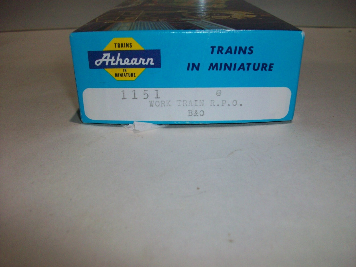 HO Scale Athearn 1151 R.P.O Passenger Car Work Train "B&O"