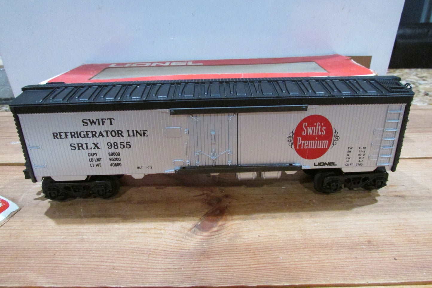 O Gauge  Lionel 6-9855 Swift Billboard Reefer Car