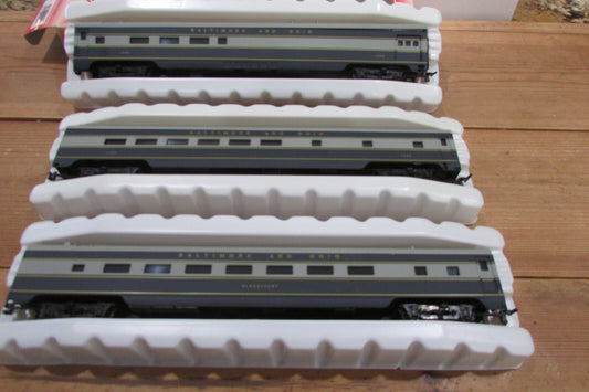 HO Scale IHC (3) Assorted Passenger Car Baltimore & Ohio Lot#3988