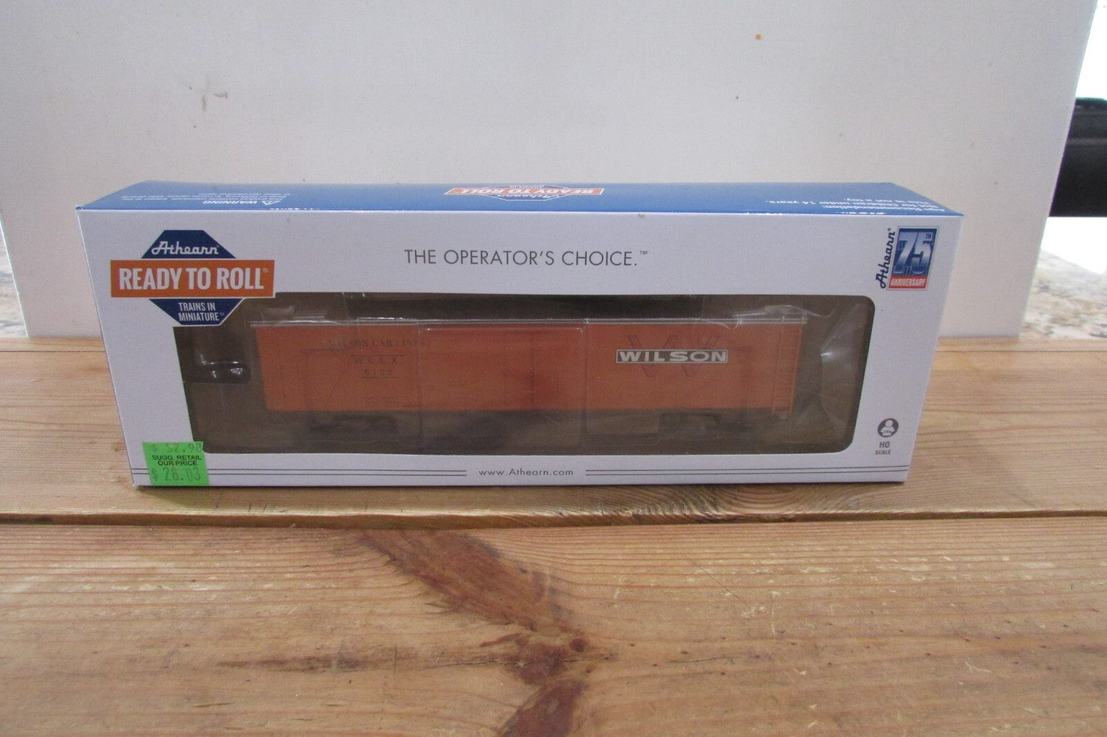 HO Scale Athearn 97937 50' Ice Bunker Reefer Wilson #5102 RTR ATH4607