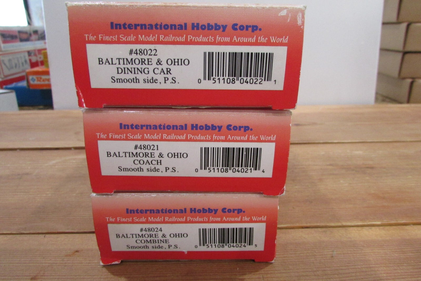 HO Scale IHC (3) Assorted Passenger Car Baltimore & Ohio Lot#3988
