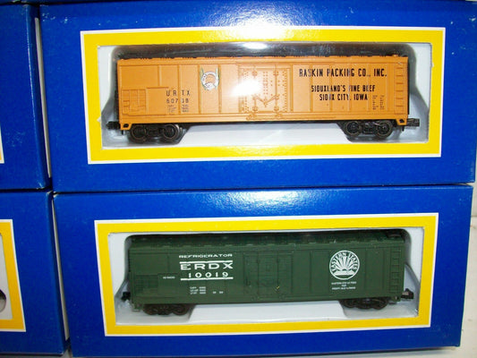 N Scale Life-Like (4) Assorted Freight Cars Lot#2451