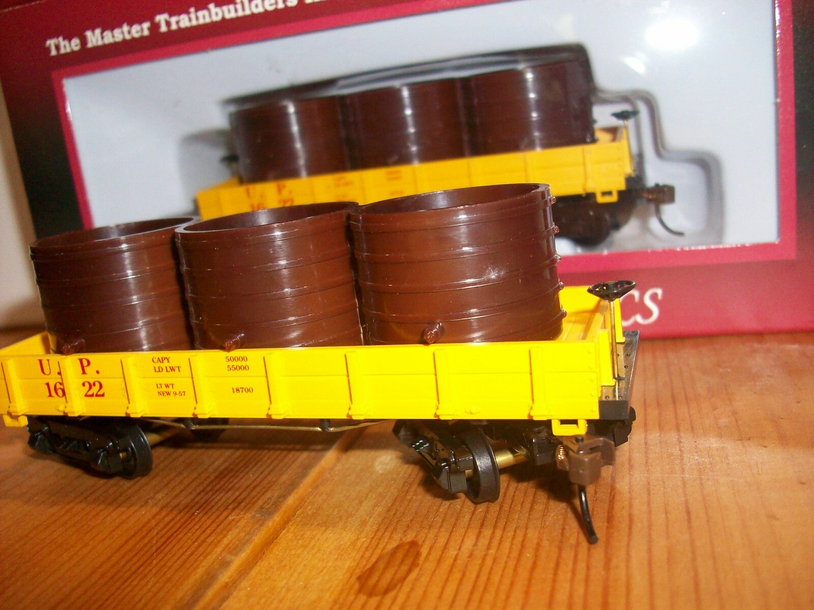 HO Scale (3)Mantua 723003 1860 Water Cars "Union Pacific" Lot#0642