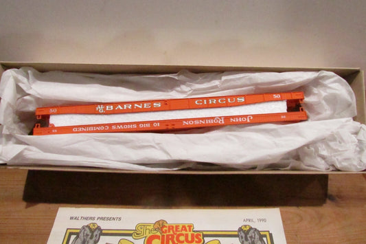 HO Scale Walthers 1967F The Great Circus Train Flat Car (Box of 2)  Lot#3354