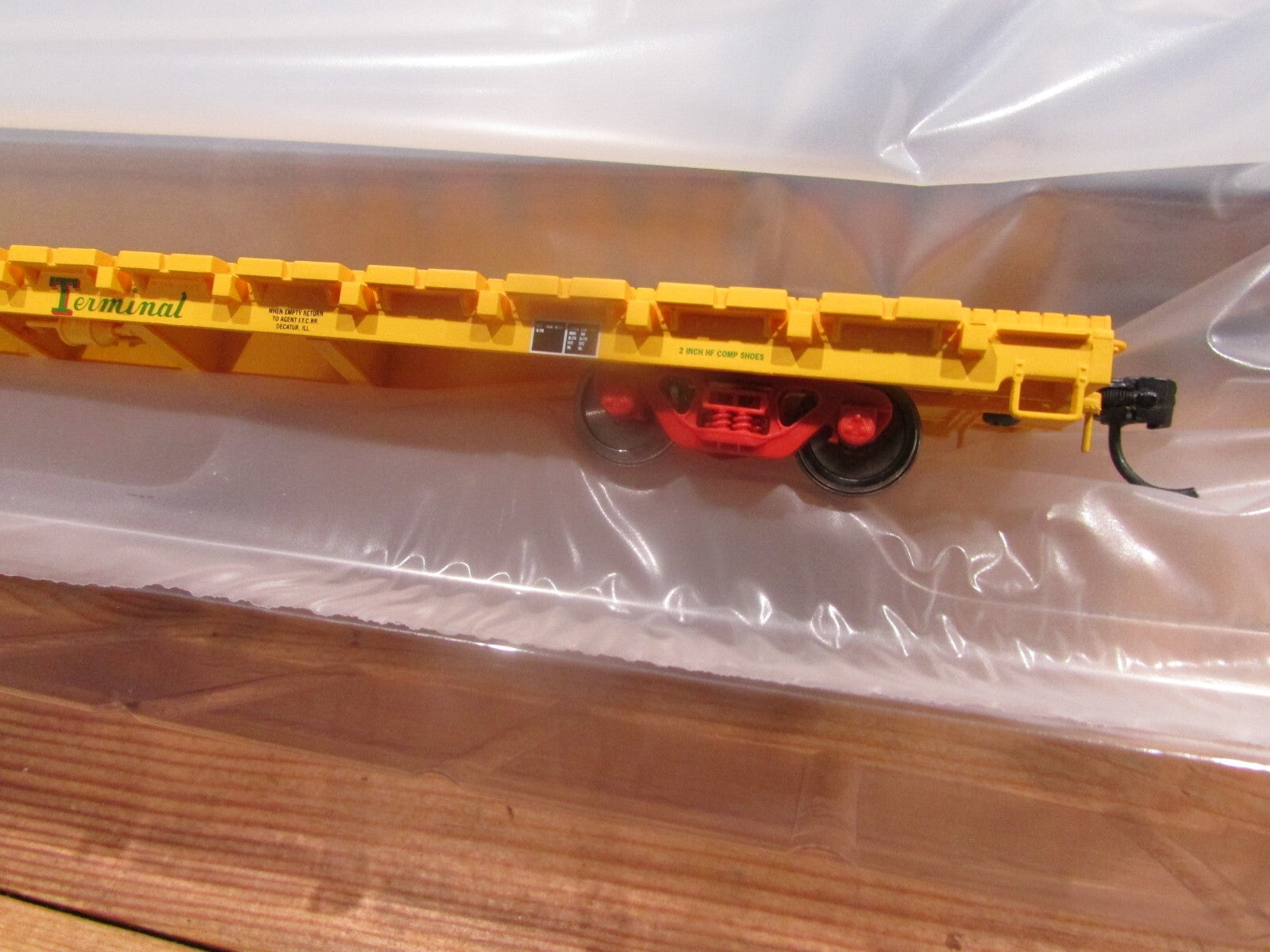 HO Scale Walthers (3) Pullman-Standard 60'  Flatcar Illinois Terminal Lot#3081