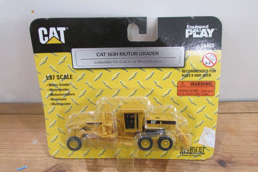 HO Scale/1:87 Scale Norscot 55403 Cat 163H Motor Grader Lot#5173