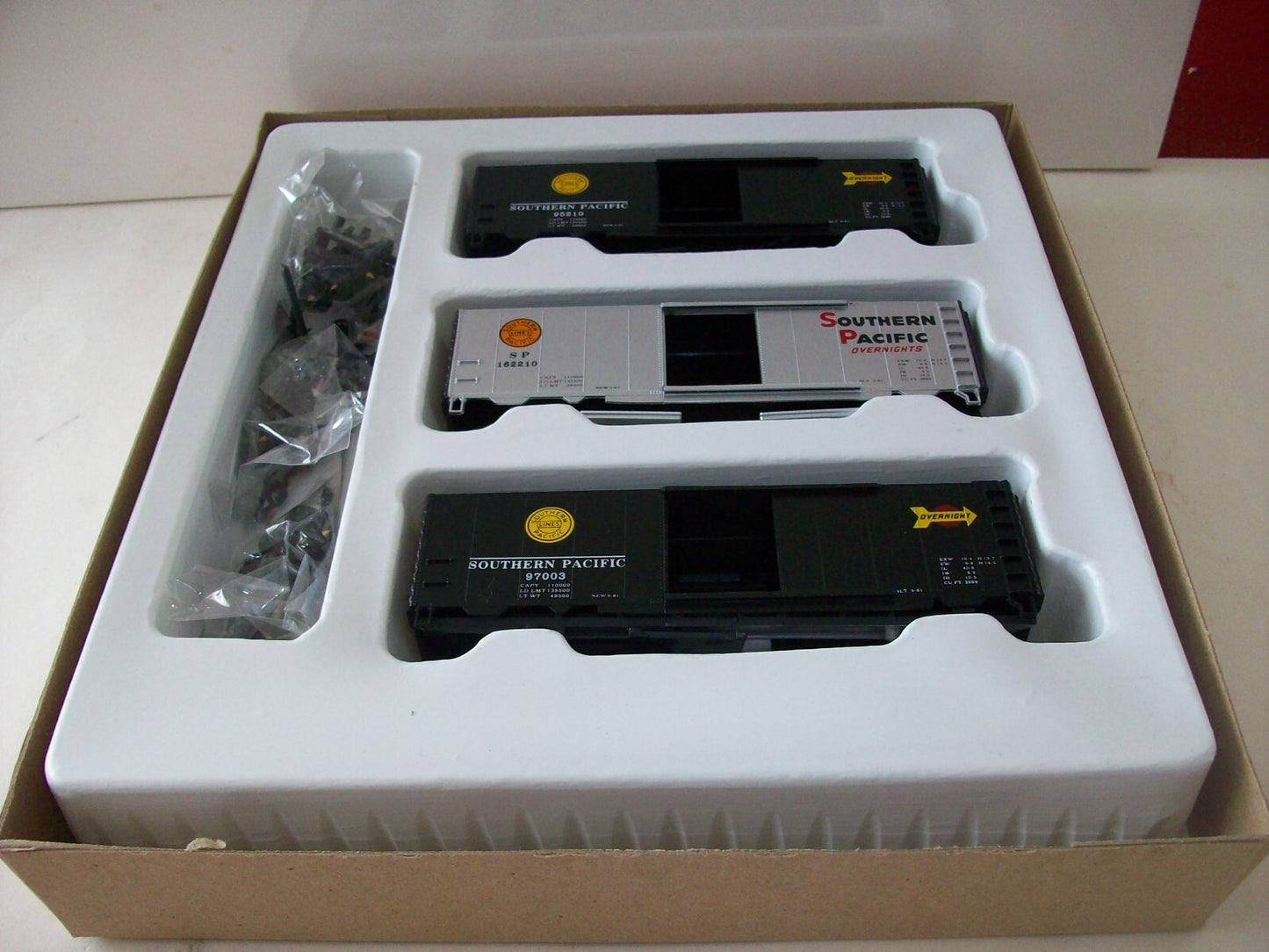 HO Scale  Con-Cor 40ft PS-1 Boxcar Kits Southern Pacific SET#2(3PACK) Lot#0483