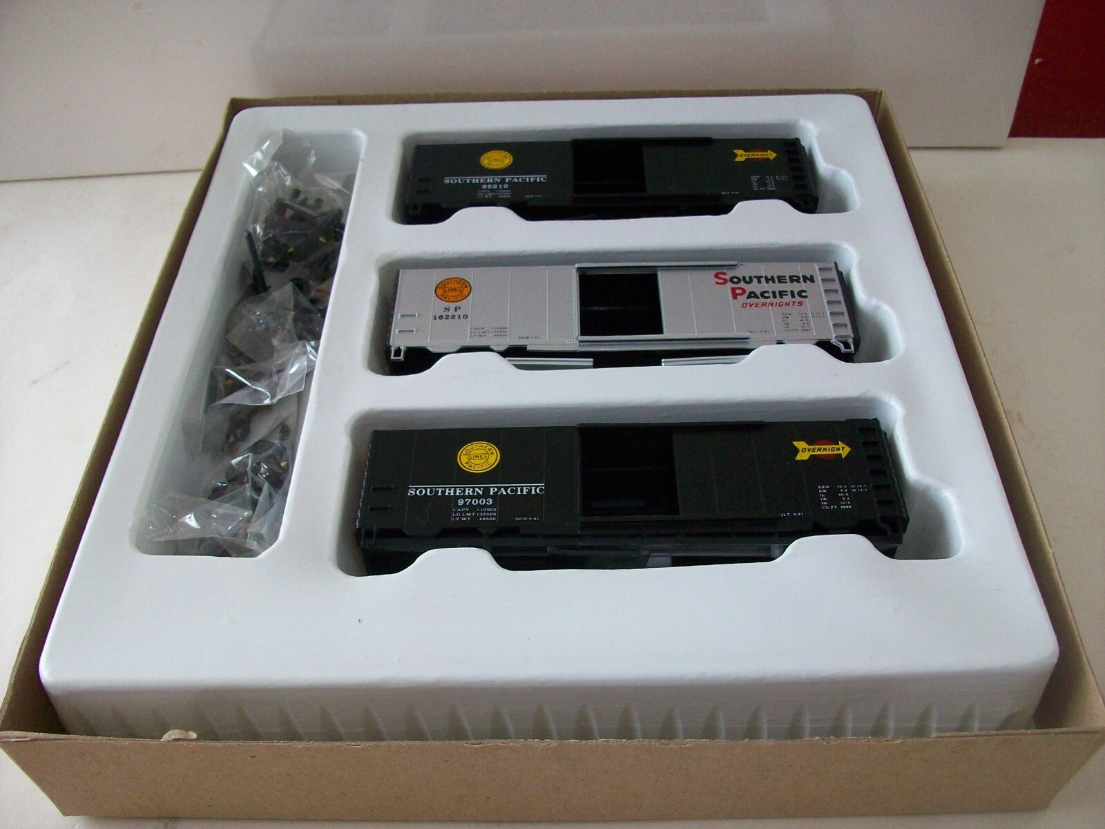 HO Scale  Con-Cor 40ft PS-1 Boxcar Kits Southern Pacific SET#2(3PACK) Lot#0483