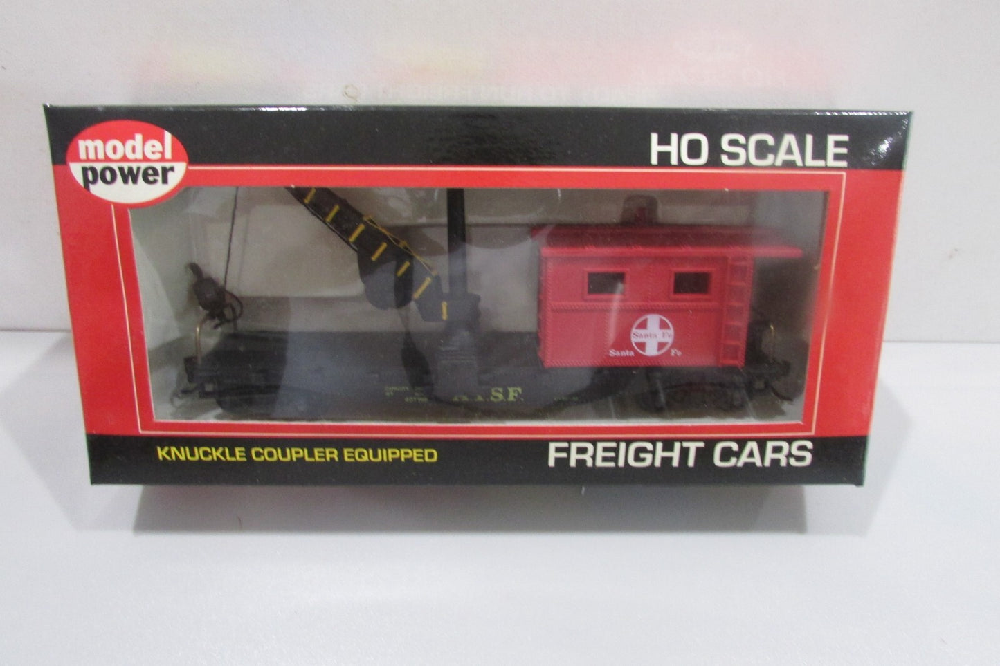 HO Scale Model Power 98230 & 98191 A.T.S.F  Freight Cars Lot#2786