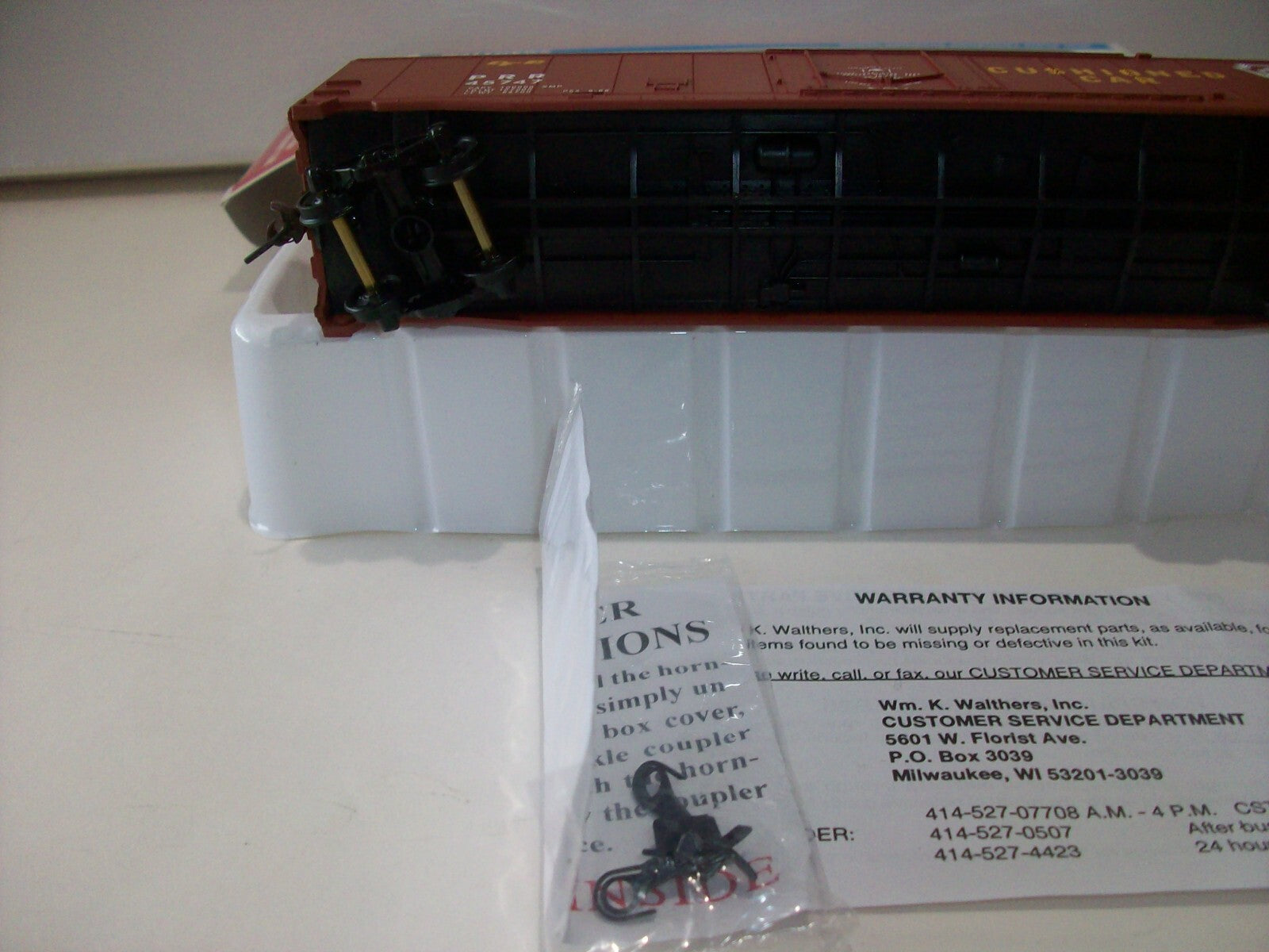 HO Scale Walthers 931-670 50' Plug Door Box Car PRR  #45747