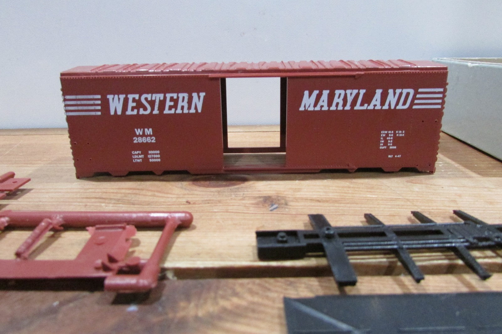 HO Scale C&BT Shop 1944 AAR 40' Box Car Kit SAL Seaboard #23288 Lot#4963