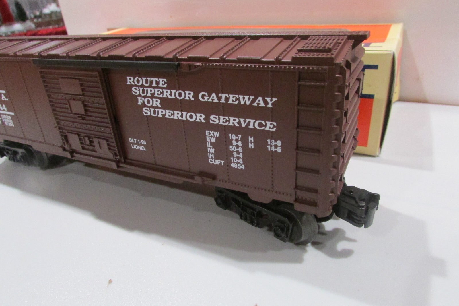 O SCALE Lionel 6-16244 Duluth South Shore & Atlantic Boxcar Lot#0525