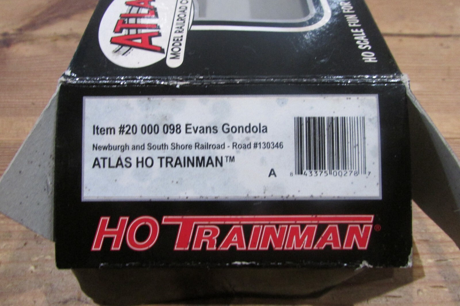 HO Scale Atlas Trainman 20-000-098 Evans Gondola  A4904