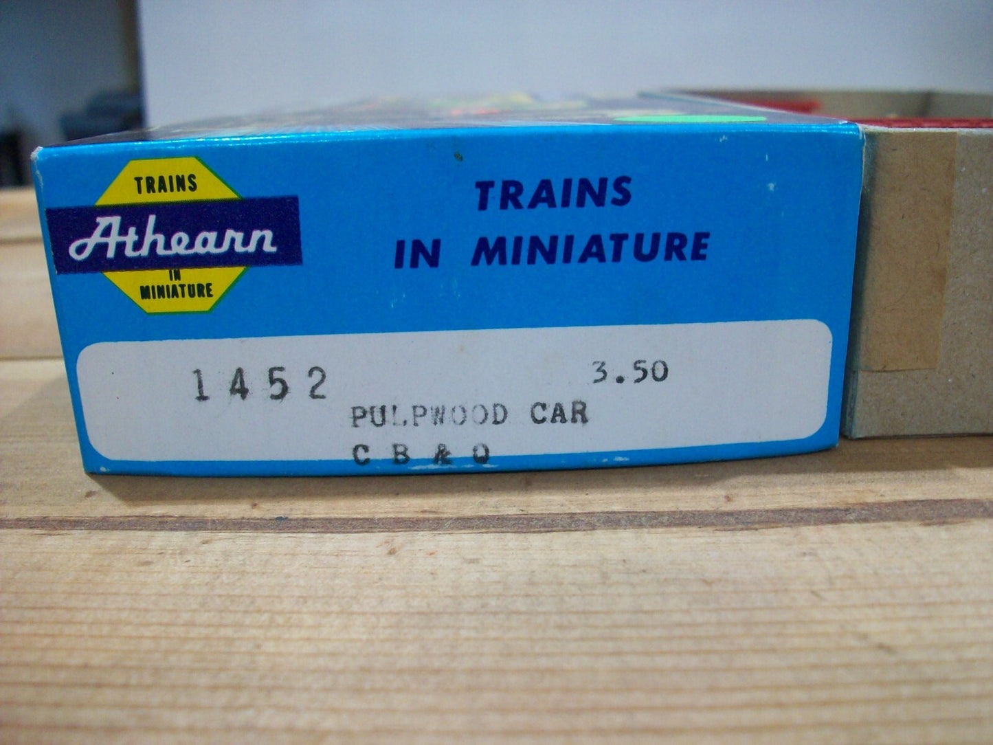 HO Scale Athearn 1452 Pulwood Car " CB & Q