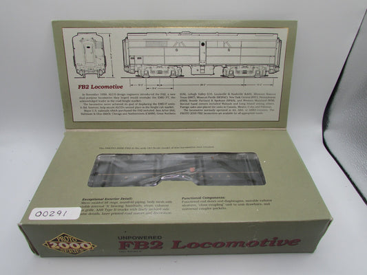 Ho Scale Proto 2000 8376 FB2 Unpowered Locomotive P.R.R.#9620B  Lot#4696