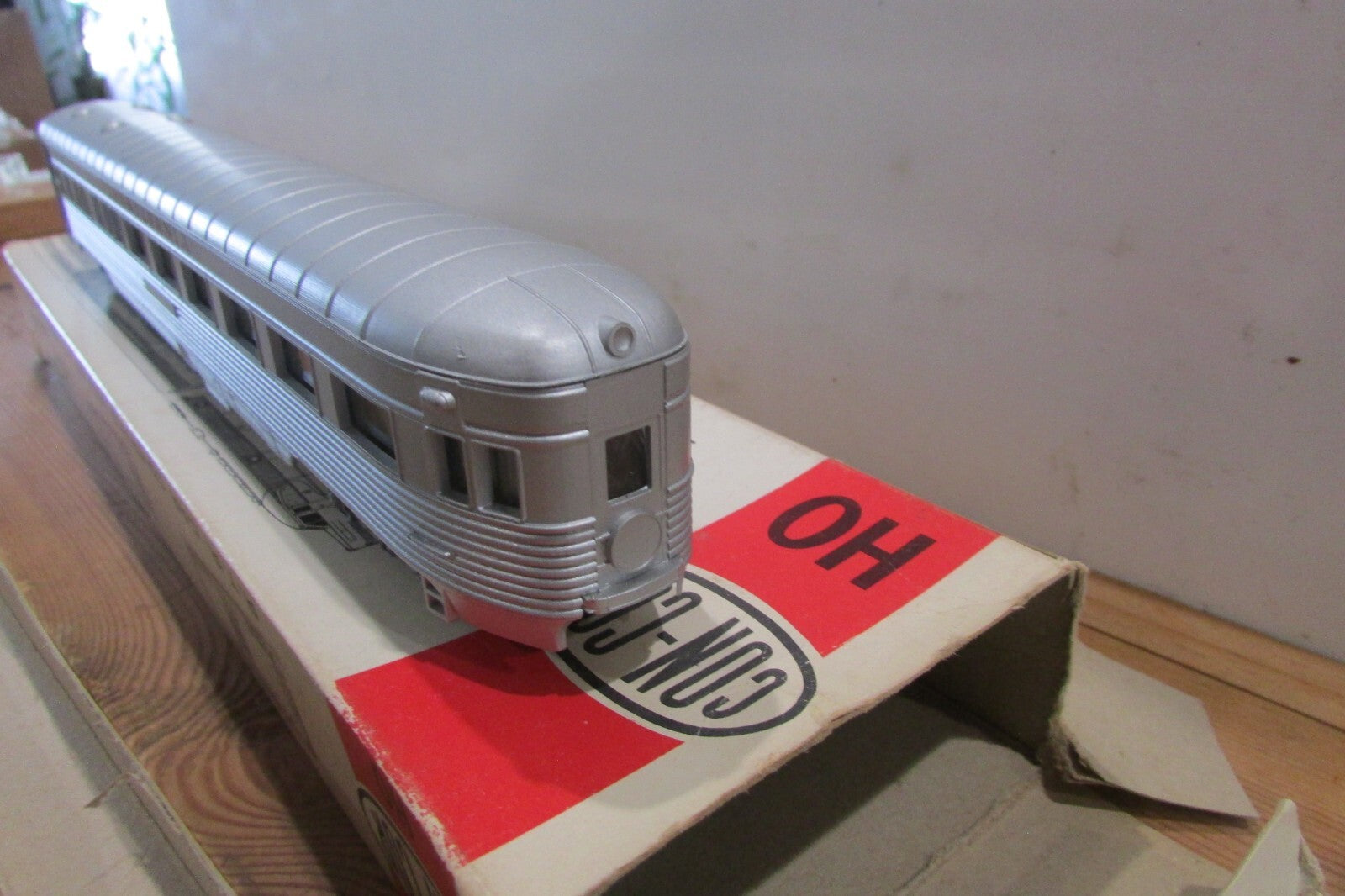 HO Scale Con-Cor Pennsylvania Observation Passenger Car Lot#3784
