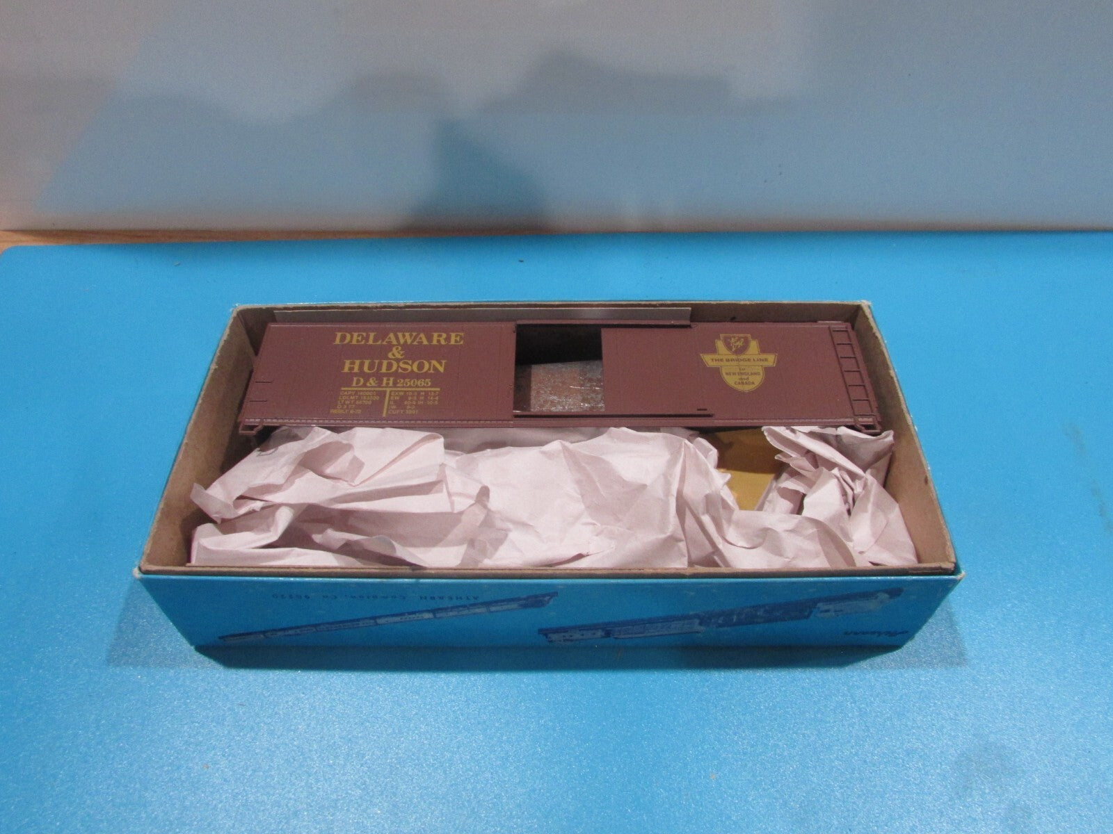 HO Scale Athearn 1012 Delaware and Hudson  Car#25065 Lot#0845