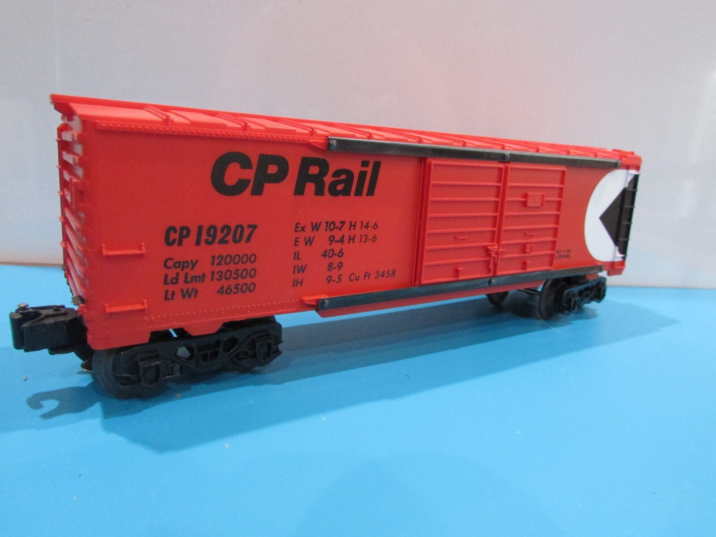 O SCALE Lionel 6-19207 C.P Rail Double Door Box Car Lot#0763