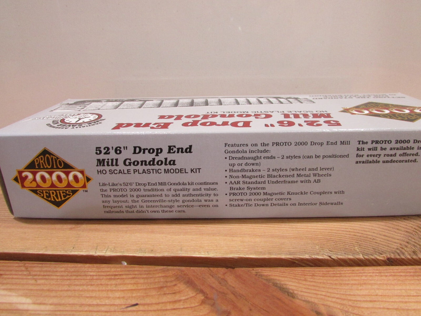 Ho Scale Proto 2000 #23761 52'6" Drop End Mill Gondola Kit "WP" Lot#1125
